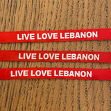 Live Love Lebanon (Red)